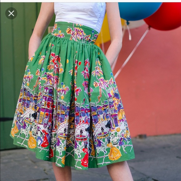 Trashy Diva Dresses & Skirts - Trashy Diva Carnival Swing Skirt, Size 2